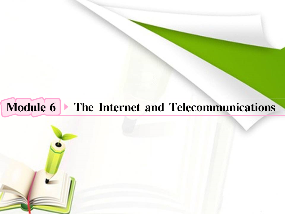 高中英语外研版复习课件：必修1 Module6 The Internet and Telecommunications_第1页