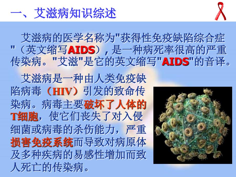 关注艾滋·预防艾滋--敦煌中学--张伟课件_第4页
