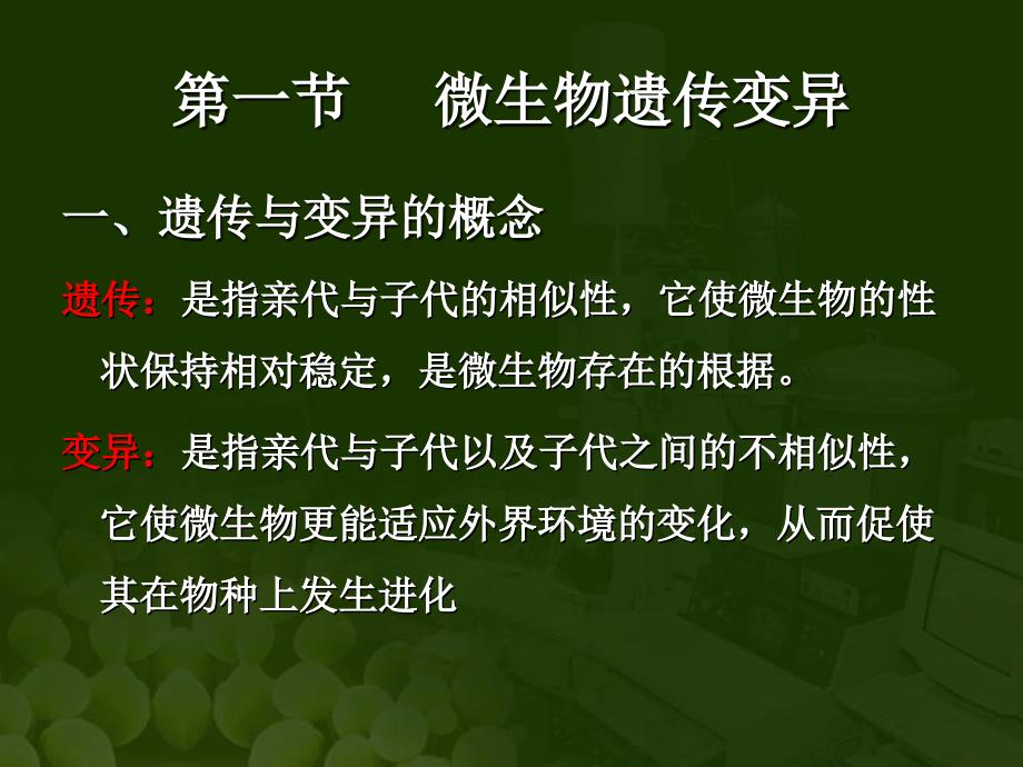 微生物的遗传变异与菌种选育课件_第2页