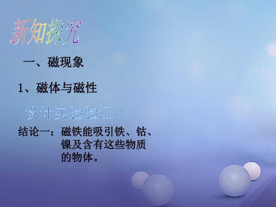 2017秋九年级物理全册17从指南针到磁浮列车第1节磁是什么教学幻灯片_第4页