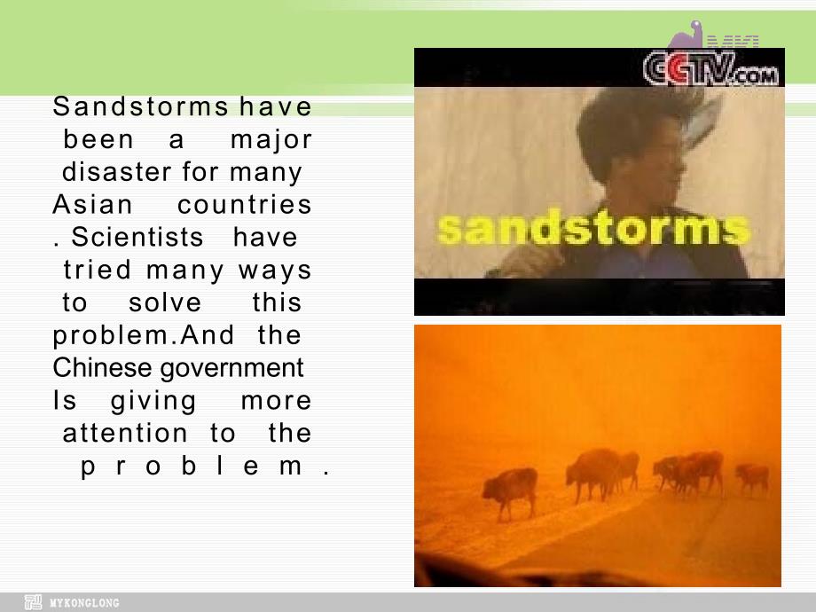 高中英语 Module 4 SandstormsinAsia-listening_第2页