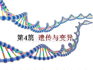 普通生物学第四篇遗传与变异第23和24章幻灯片