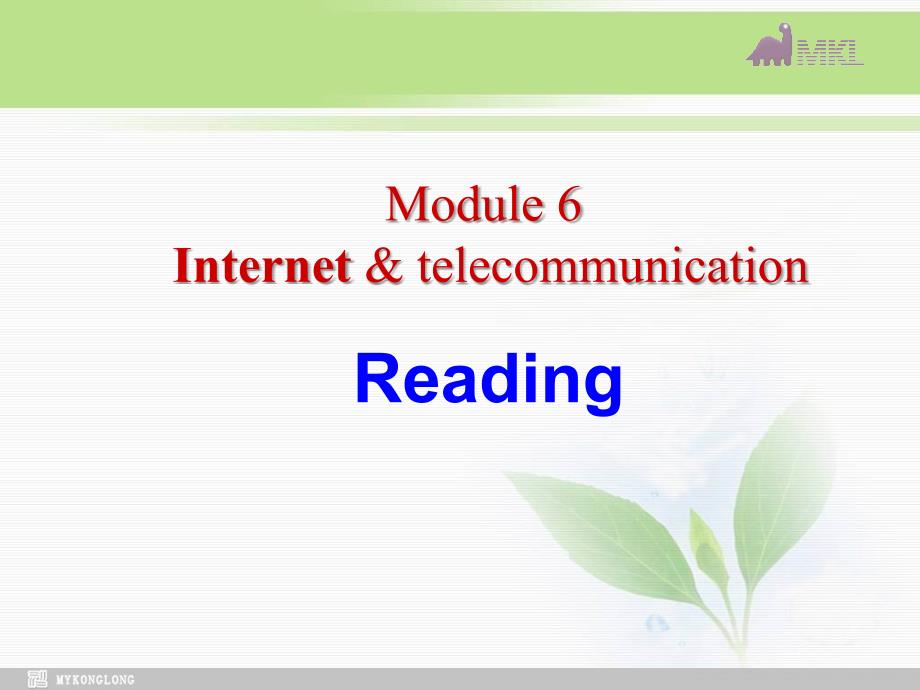 高一英语课件：Module6 reading（外研必修1）_第1页