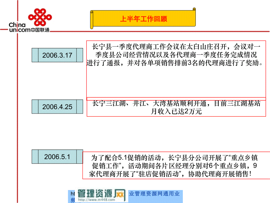 (ppt)-《中国联通长宁县分公司半年工作总结及计划》(37页)-工作总结_第4页