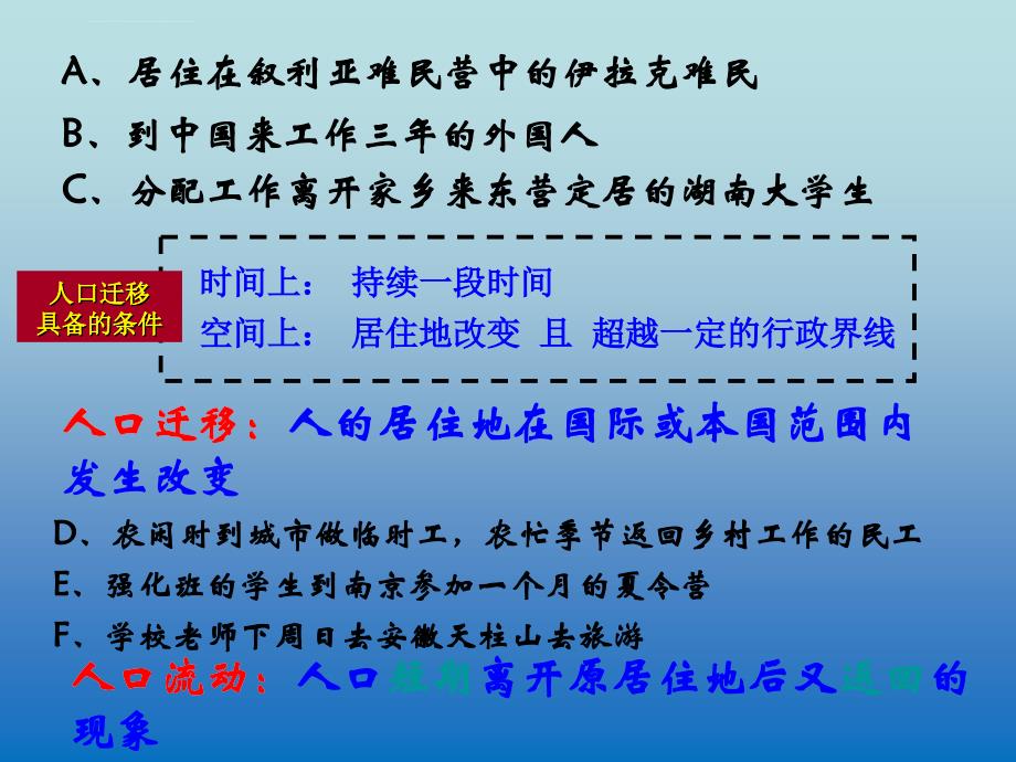 人教版地理必修二ppt幻灯片人口的空间变化-(2)_第3页