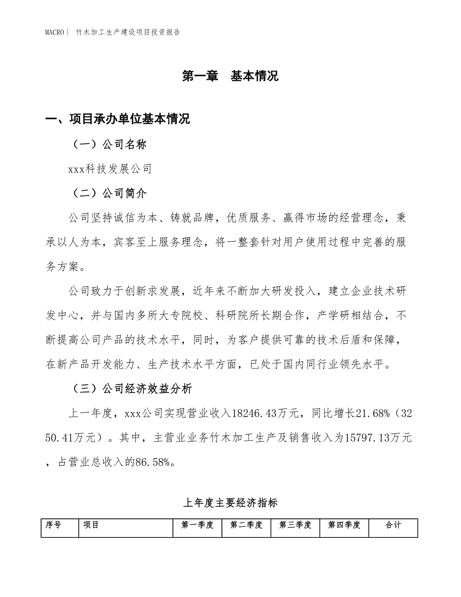 竹木加工生产建设项目投资报告_第4页