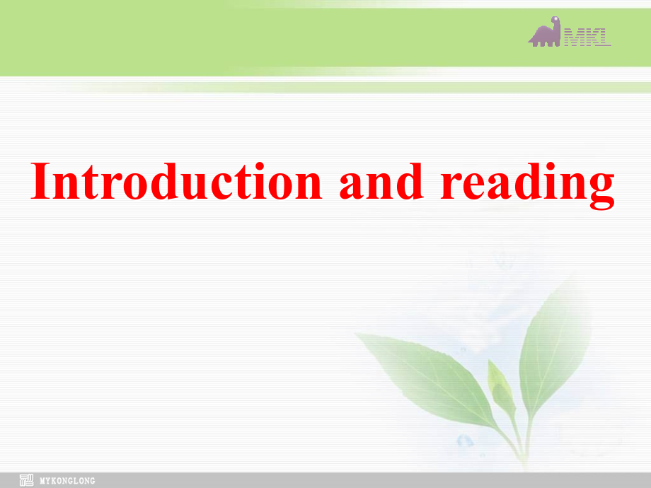 英语 Module 2 Introduction and reading_第1页