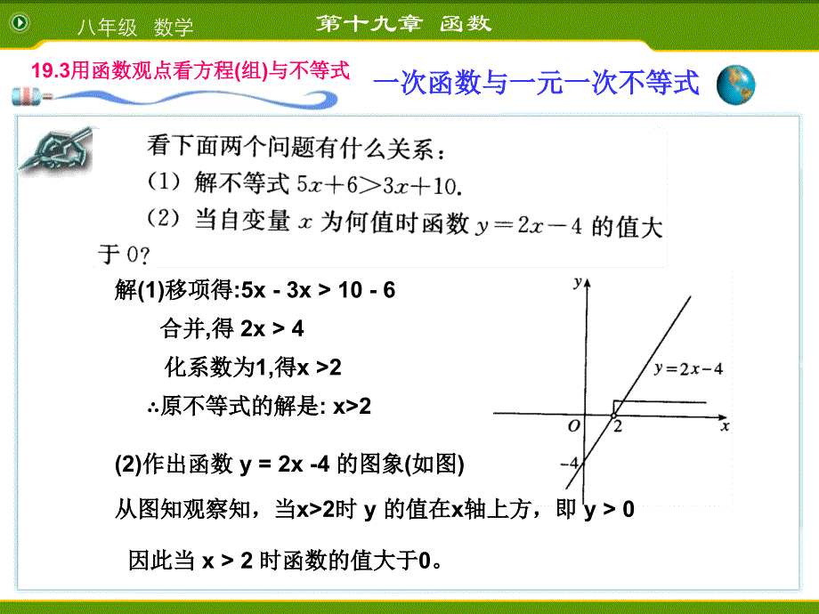 19.3.2一次函数与一元一次不等式.ppt_第2页