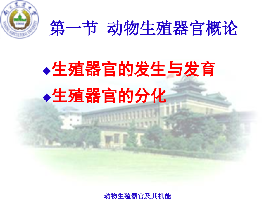 南京农业大学动物繁殖学课件ch01_第3页