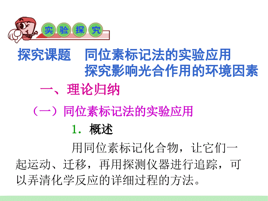 2012届高三生物一轮复习课件-必修1---第17讲--能量之源――光与光合作用(2)_第2页