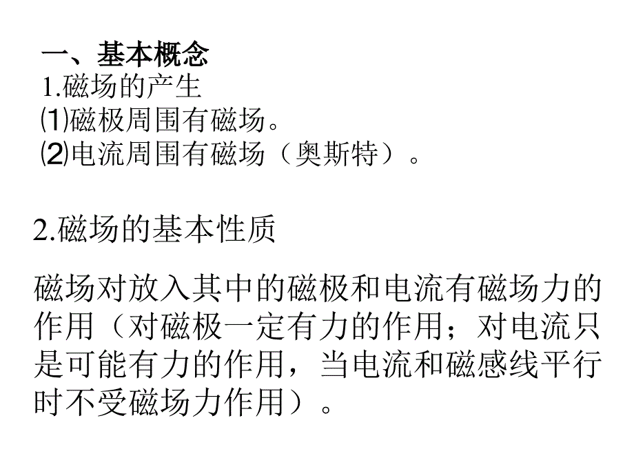 高二物理会考复磁场复t课件_第1页