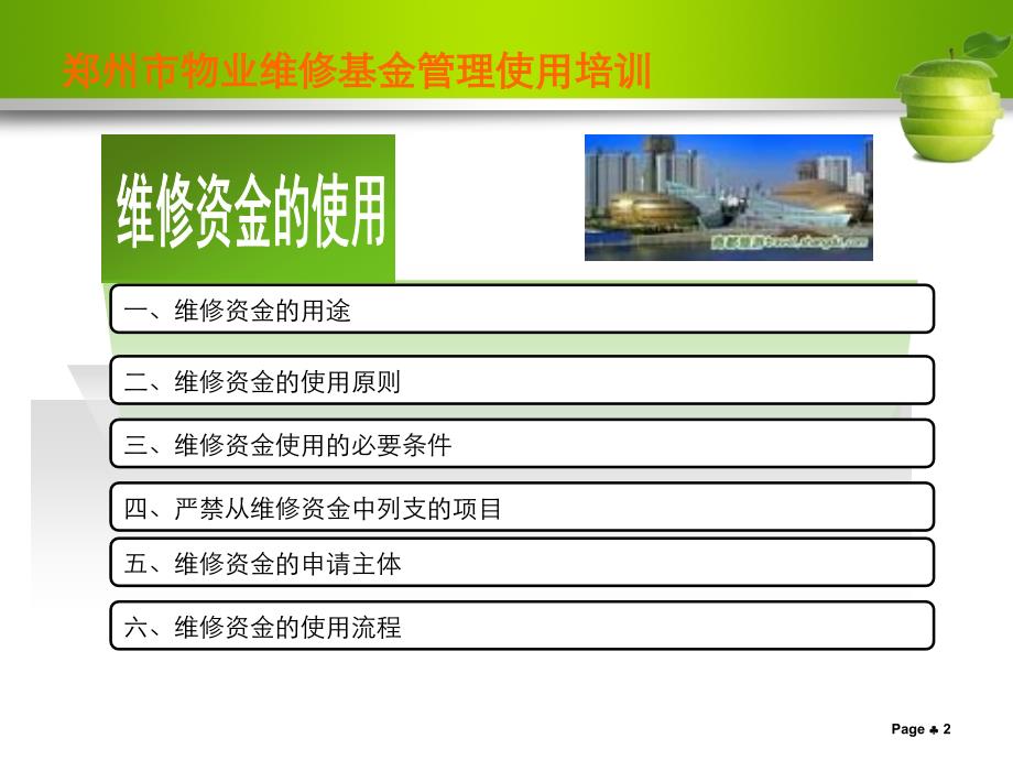 郑州市房屋专项维修资金使用管理培训课件_第2页