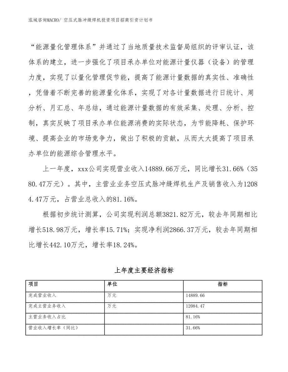 空压式脉冲缝焊机投资项目招商引资计划书_第2页