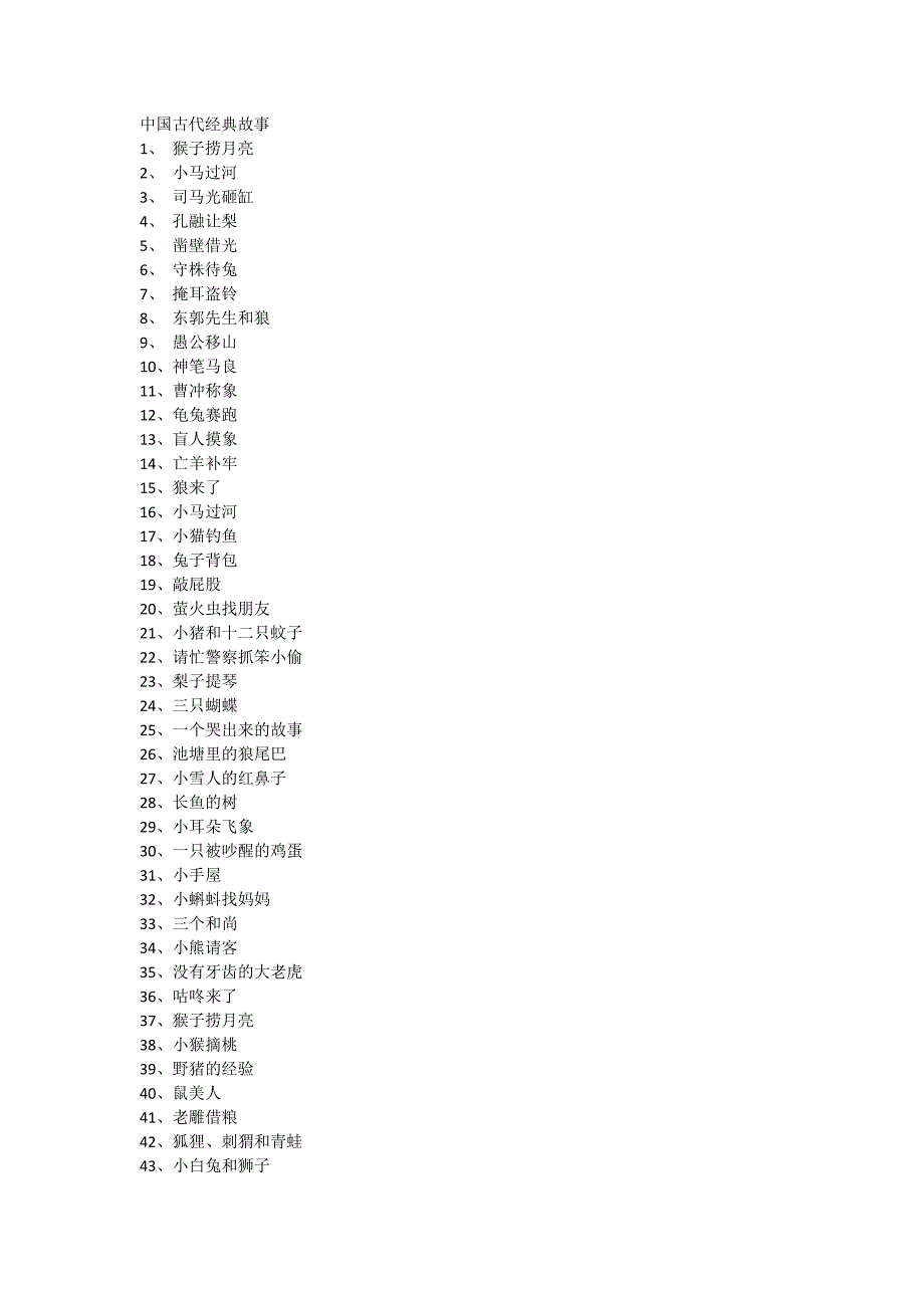 中国古代经典故事_第1页