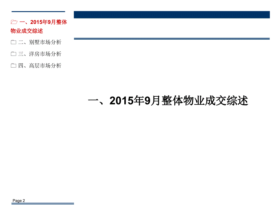 2015年9月重庆成交住宅类结构分析_第3页