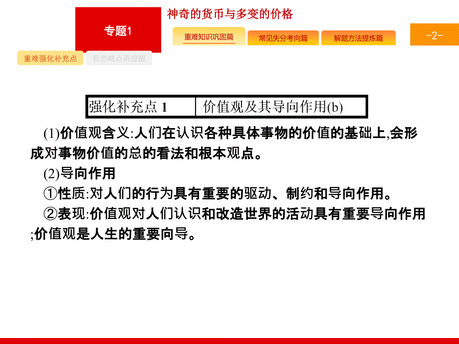 【浙江选考】2018年高考政治二轮专题复习课件：专题25-价值观与人生价值的创造实现-(共34张ppt)-(1)_第2页