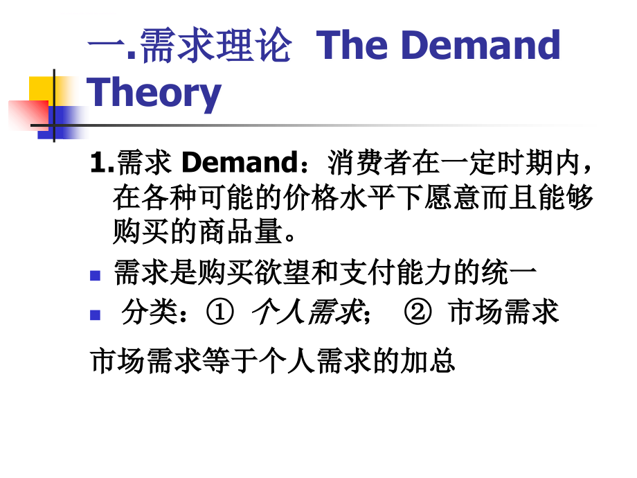 需求和供给理论厦大傅丽芬老师的关于曼昆的中级微观经济学幻灯片_第2页