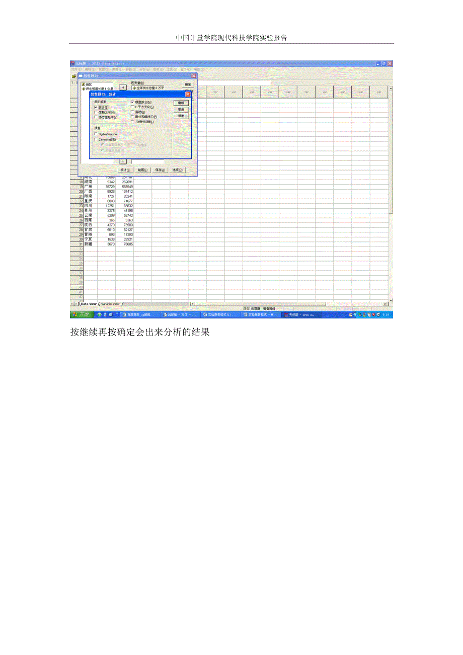 spss回归分析实验报告_第4页