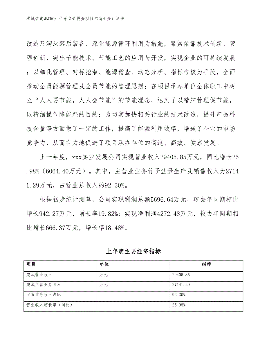 竹子盆景投资项目招商引资计划书_第2页