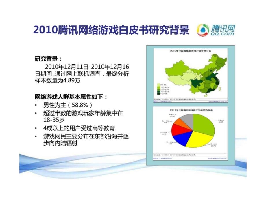 2010年度中国网络游戏市场用户研究报告整理_第2页