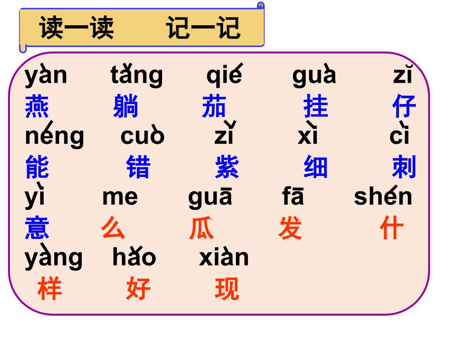 16《燕子妈妈笑了》课件s版小学一年级下册语文_第3页