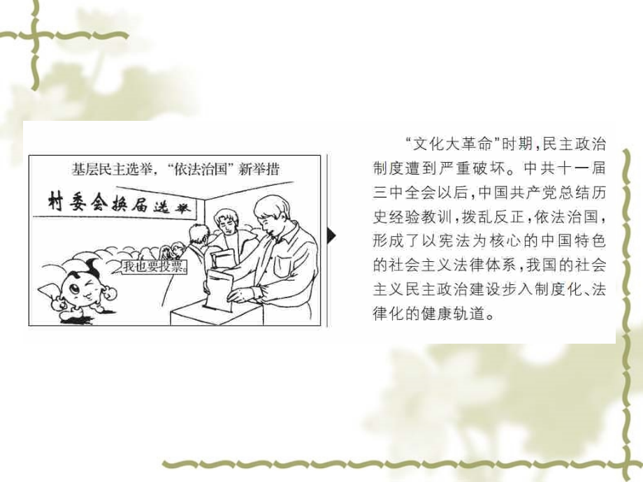 新人教版高中历史必修一：6.20《新中国的民主政治建设》ppt课件_第4页