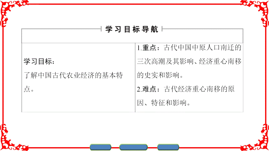 高中历史岳麓版必修二幻灯片：第1单元-第3课-区域经济和重心的南移_第2页