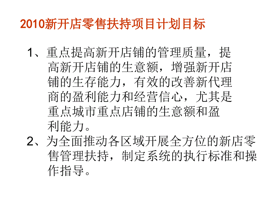 2010新开店铺零售扶持项目手册附表终端店铺营销管理_第3页