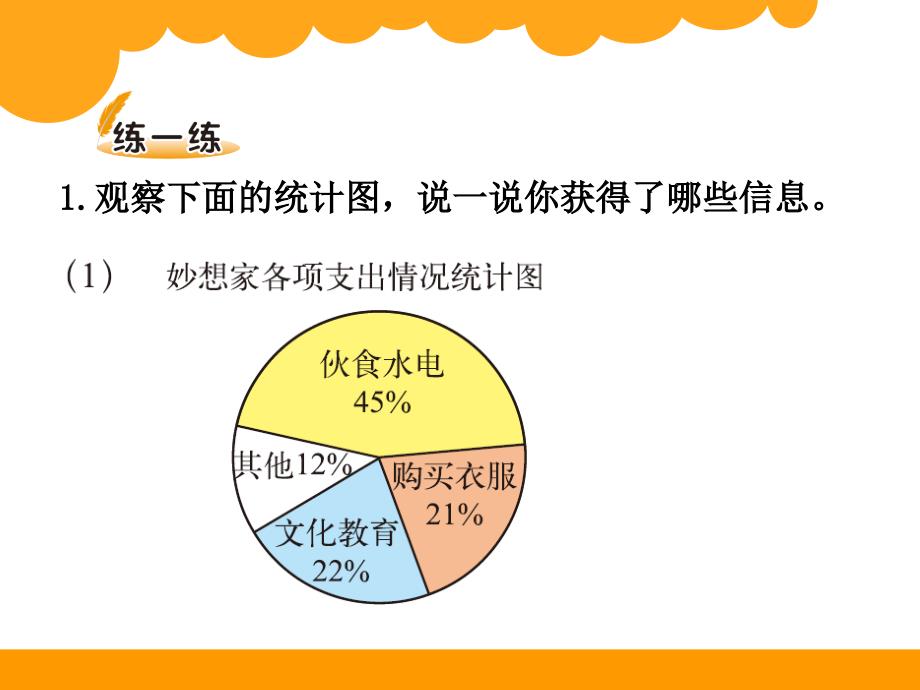 2014年北师大版六年级上《扇形统计图》ppt课件.ppt_第4页