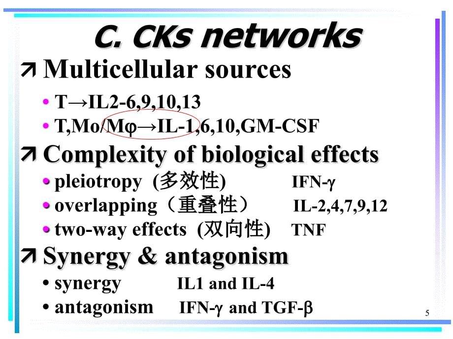 医学免疫学-细胞因子课件_第5页