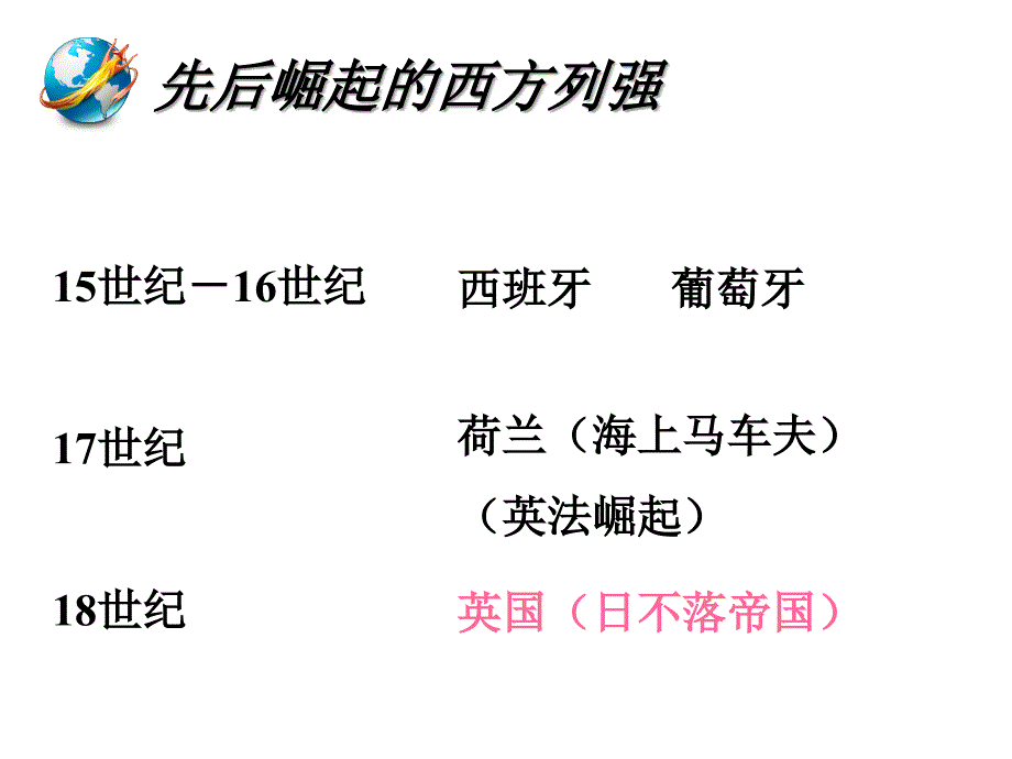 2019届高三历史一轮复习课件：血与火的征服与掠夺_第3页