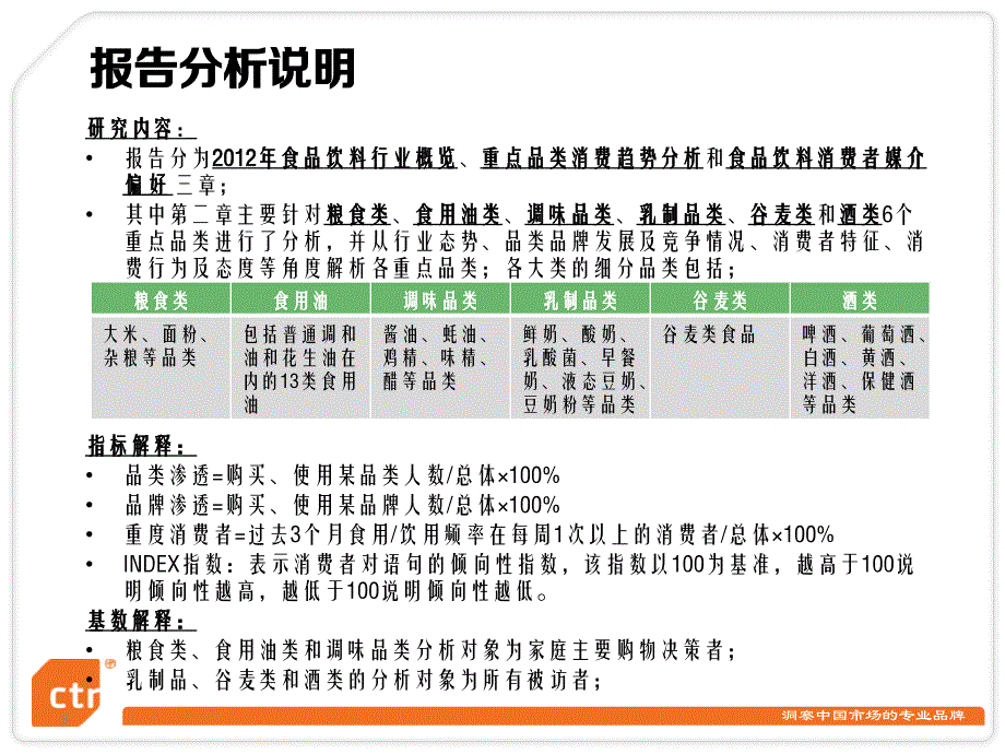 2012年食品饮料消费与媒介接触趋势解析(主体报告)_第3页