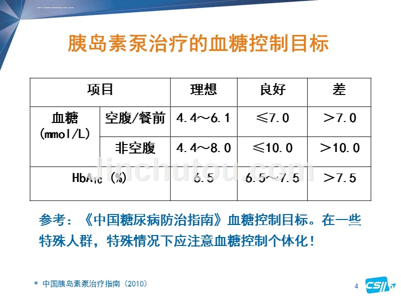 胰岛素泵指南推广-治疗规范课件_第4页