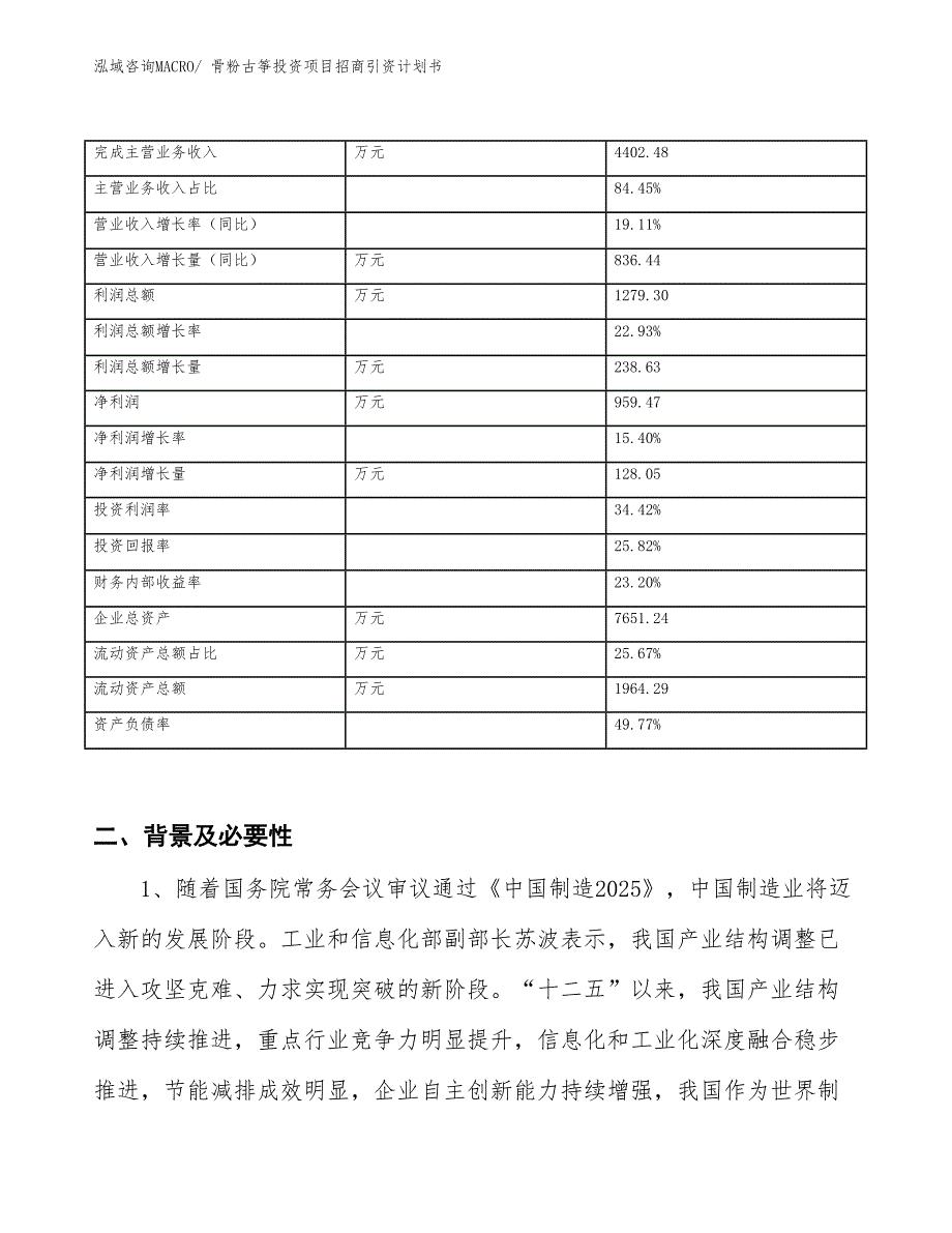 骨粉古筝投资项目招商引资计划书_第2页