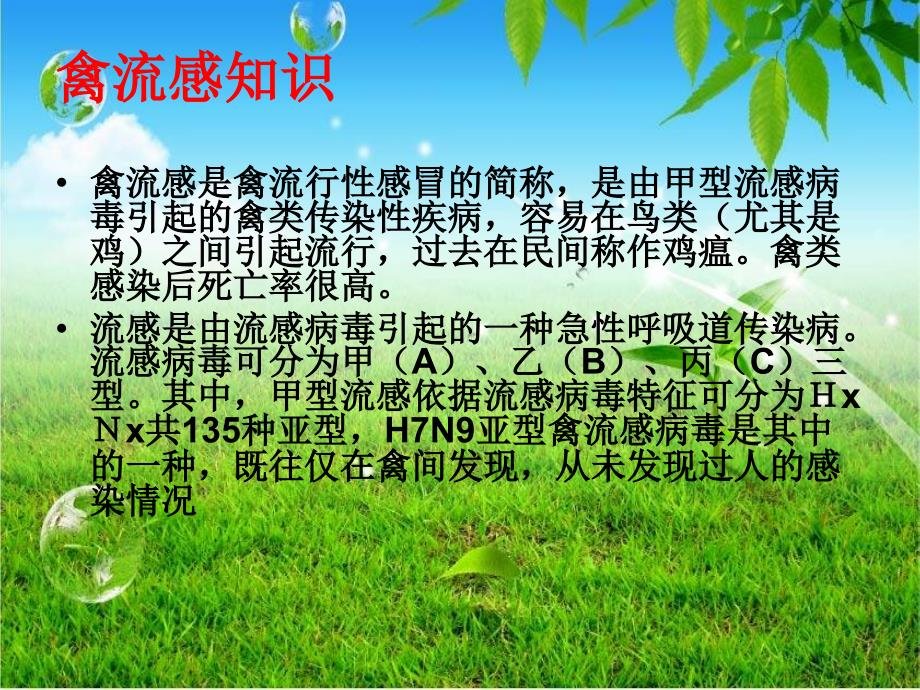 h7n9禽流感防控知识培训znc_第4页