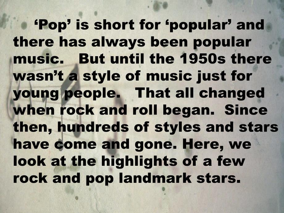 landmark pop stars关于猫王,披头士,滚石乐队,迈克尔杰克逊的英文讲解  ppt_第2页