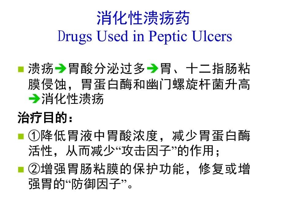 药理学课件-作用于消化系统药物课件_第5页