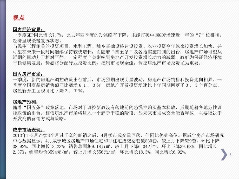 2013年湖北咸宁市房地产市场调研分析报告_第5页