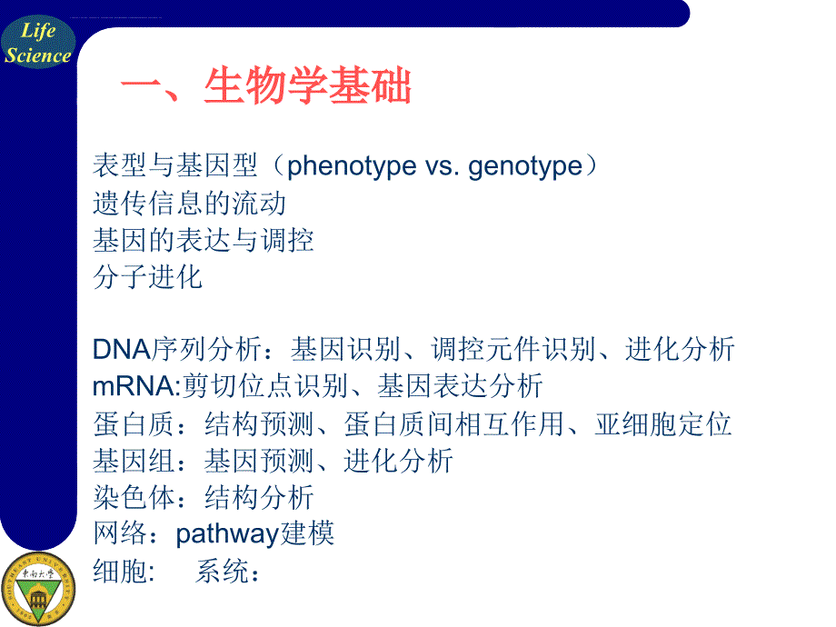 生物信息学全77页课件_第4页