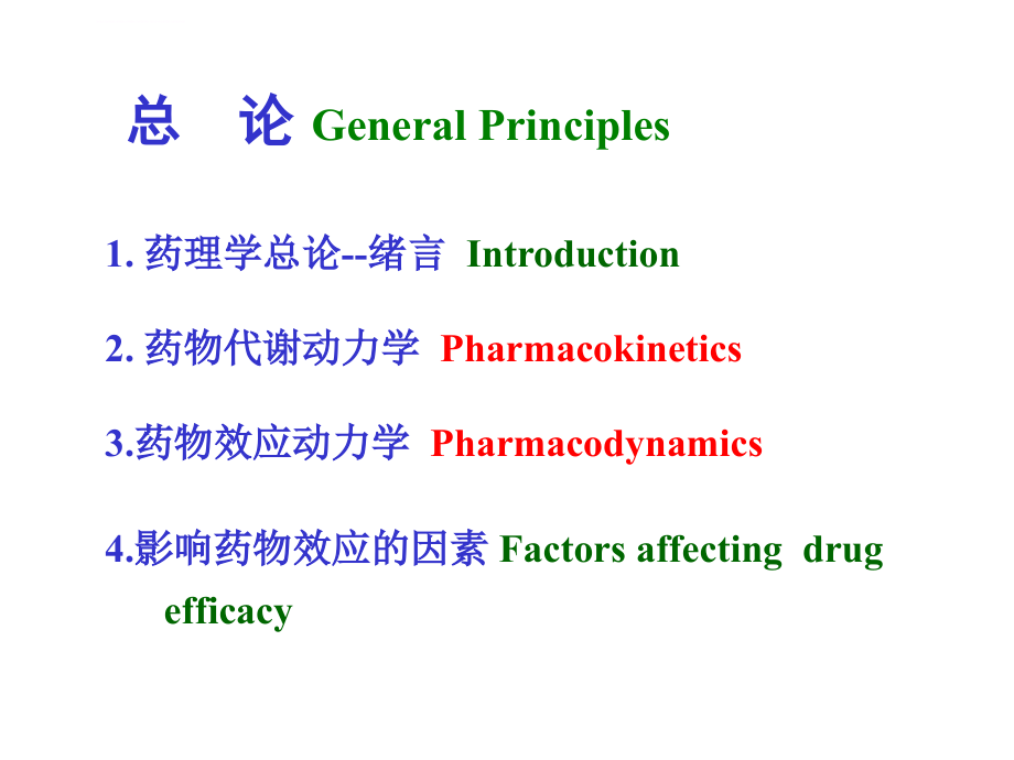 药理学第1章-药理学总论-绪言课件_第4页