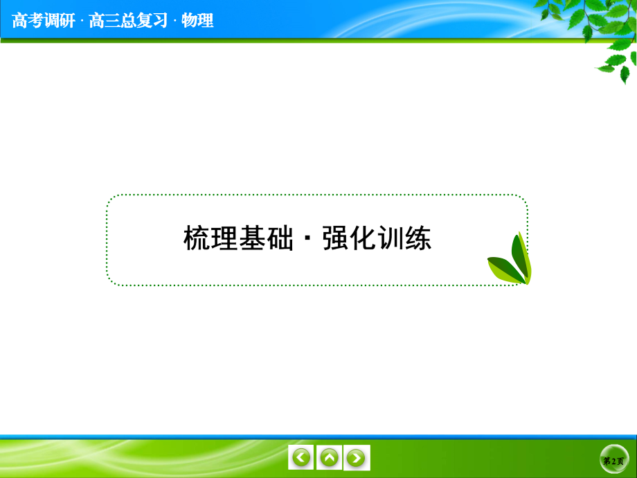 2017届高三物理一轮复习课件：选修3-5动量守恒定律波粒二象性、原子结构与原子核-3-5-3_第2页