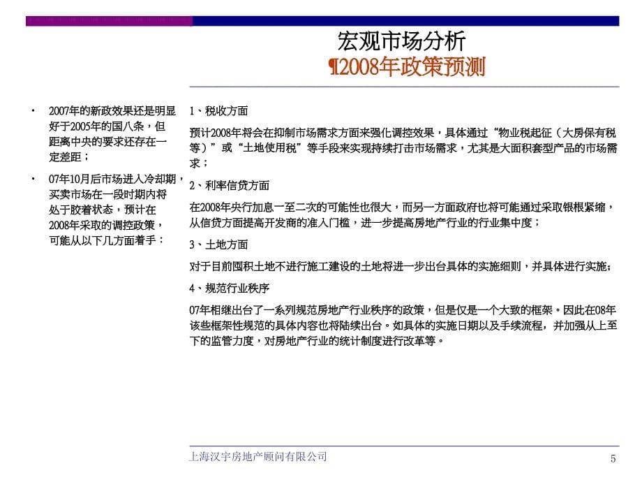 2007年全年上海嘉定房地产市场研究报告_第5页
