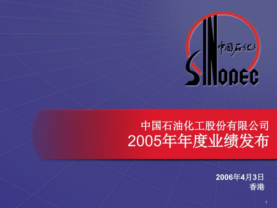 2005年度业绩发布按国际财务报告准则-2004年业绩公布_第1页