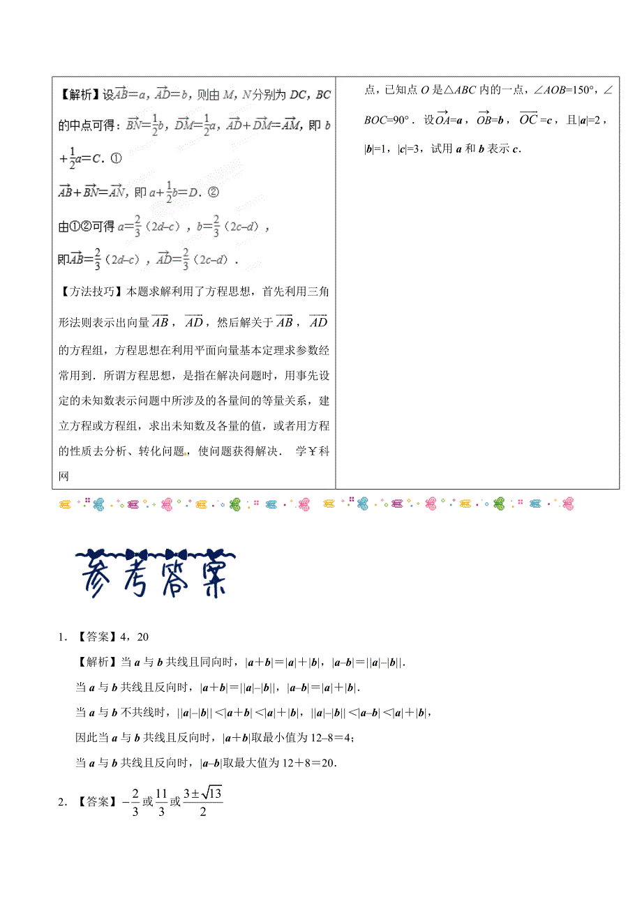 专题05 平面向量_第4页