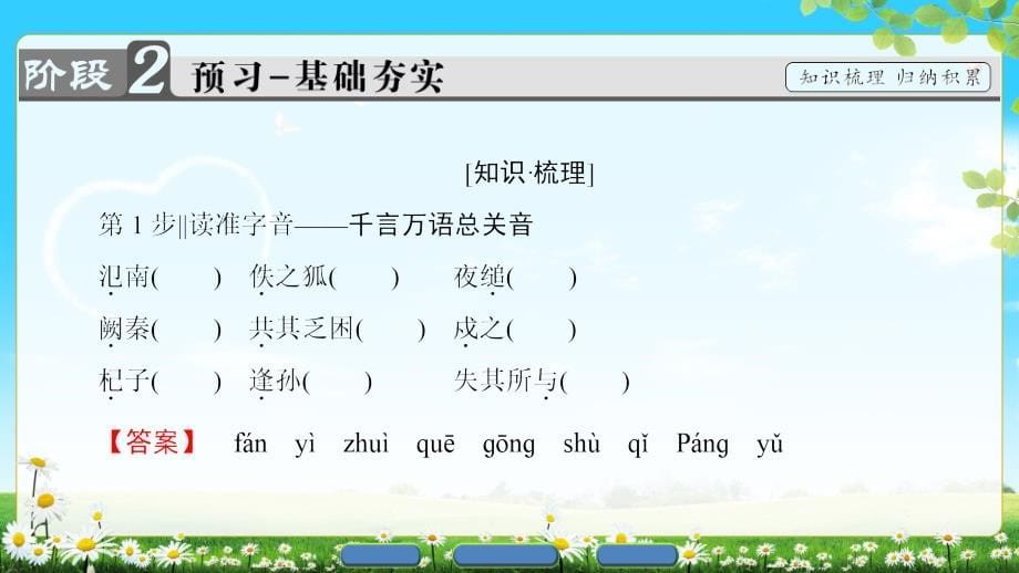 2018版高中语文（人教版）必修1同步课件：第2单元 第4课 烛之武退秦师_第5页