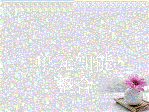 2017年高中语文单元知能整合新人教版选修《中国古代诗歌散文欣赏》
