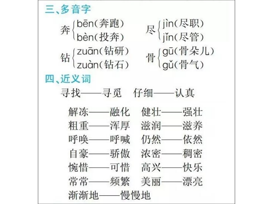 2018年春季期末考试，二年级语文下册复习资料，家长必收藏！ .ppt_第4页