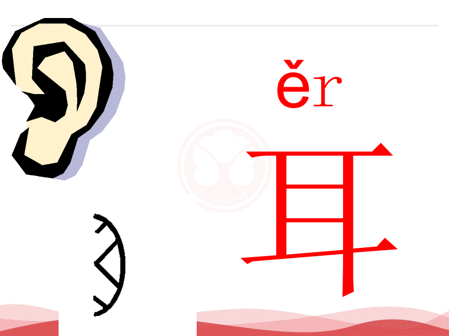 2016年秋季版一年级语文上册课件：识字（1）3 口耳目1（新人教版）_第3页