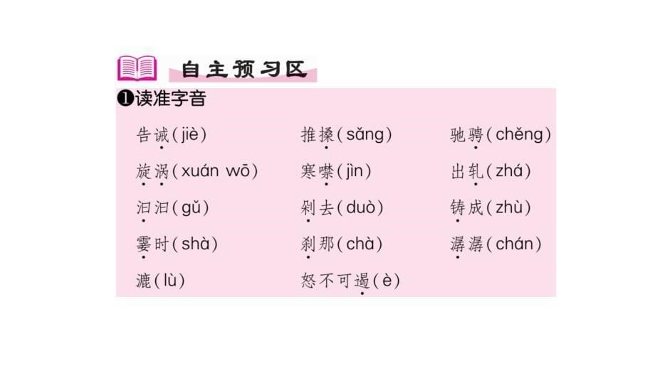 2018年春人教版成都语文八年级下册作业17壶口瀑布共44张_第5页