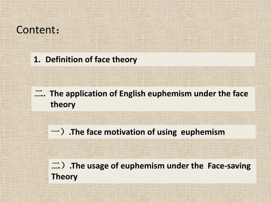 face theory 面子理论 中英文课件_第2页